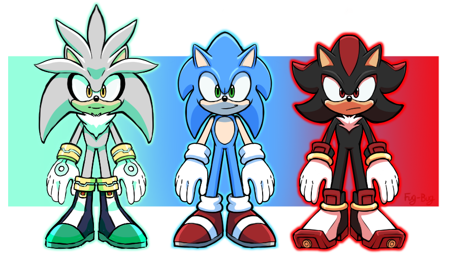Sonic the Hedgehog Fusion - Sonic + Shadow + Silver 