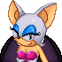 Size: 70x70 | Tagged: suggestive, artist:sonictopfan, rouge the bat (sonic), bat, mammal, anthro, sega, sonic the hedgehog (series), 2012, animated, breasts, female, gif, hand on breast, low res, simple background, solo, solo female, transparent background