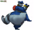 Size: 788x714 | Tagged: suggestive, artist:arkveveen, sly cooper (sly cooper), mammal, procyonid, raccoon, anthro, sly cooper (series), 2015, backpack, big tail, bottomless, commission, fat, fat fetish, hyper, hyper butt, hyper thighs, male, morbidly obese, nudity, obese, partial nudity, pear-shaped, side view, simple background, solo, solo male, tail, white background