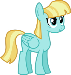 Size: 4000x4193 | Tagged: safe, artist:radomila radon, helia (mlp), equine, fictional species, mammal, pegasus, pony, feral, friendship is magic, gameloft, hasbro, my little pony, .svg available, 2020, absurd resolution, cute, feathered wings, feathers, female, folded wings, freckles, mare, on model, simple background, solo, solo female, tail, transparent background, vector, wings