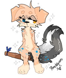 Size: 748x880 | Tagged: safe, artist:reml64, oc, oc only, oc:peach (reml64), canine, dog, mammal, anthro, digitigrade anthro, 2020, baseball bat, female, simple background, solo, solo female, transparent background