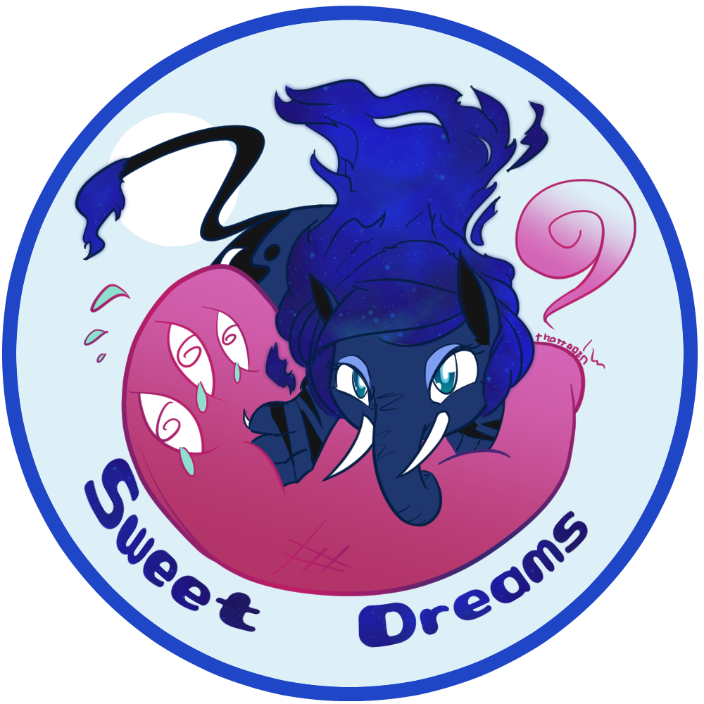 Mlp Elephant Deviantart #15627 - safe, artist:thattagen, princess luna (mlp), dream eater ...