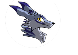 Size: 2912x2059 | Tagged: safe, artist:theblueimmortals, fictional species, garurumon, mammal, ambiguous form, digimon, ambiguous gender, fur, headshot, high res, simple background, solo, solo ambiguous, transparent background