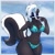 Size: 1683x1668 | Tagged: safe, artist:stargazer, oc, oc only, oc:courtney, mammal, skunk, anthro, 2020, beach, belly button, bikini, black body, breasts, cleavage, clothes, female, fur, glasses, looking at you, solo, solo female, sunglasses, swimsuit, tail