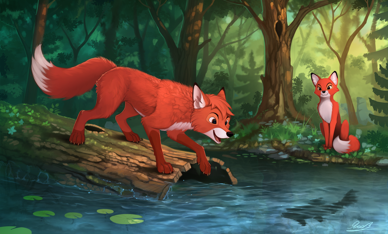 (the fox and the hound), vixey (the fox and the hound), c...