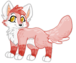 Size: 629x523 | Tagged: safe, artist:deliclous, oc, oc only, canine, fox, mammal, feral, 2012, ambiguous gender, looking at you, paws, simple background, solo, solo ambiguous, tail, transparent background, yellow eyes