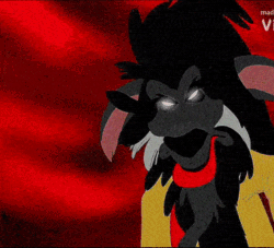 Size: 373x338 | Tagged: safe, artist:the lone rodent, oc, oc only, canine, fictional species, mammal, werewolf, feral, series:werewolf of wellington drive, 2d, 2d animation, animated, frame by frame, gif, low res, male, solo, solo male