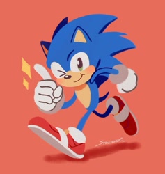 Size: 800x843 | Tagged: safe, artist:pandabear3000, sonic the hedgehog (sonic), hedgehog, mammal, anthro, sega, sonic the hedgehog (series), sonic the hedgehog movie, 2019, male, quills, solo, solo male