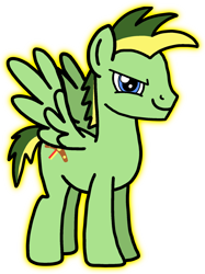 Size: 4628x6180 | Tagged: safe, artist:mrstheartist, oc, oc only, oc:didgeree, equine, fictional species, mammal, pegasus, pony, feral, hasbro, my little pony, absurd resolution, angry, base used, determined, glowing, male, simple background, smiling, solo, solo male, stallion, transparent background