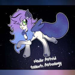 Size: 1365x1365 | Tagged: safe, artist:flappygirlanimations, oc, oc only, oc:nadir astrid (flappygirlanimations), equine, fictional species, mammal, pegasus, pony, feral, friendship is magic, hasbro, my little pony, 2021, feathered wings, feathers, female, flying, mare, one eye closed, solo, solo female, tail, tongue, tongue out, wings, winking