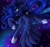 Size: 3700x3488 | Tagged: safe, artist:frivomutt, princess luna (mlp), alicorn, equine, fictional species, mammal, pony, feral, friendship is magic, hasbro, my little pony, 2021, blue hair, blue mane, blue tail, crown, feathered wings, feathers, female, flying, frowning, hair, high res, hoof shoes, horn, jewelry, mane, mare, peytral, regalia, solo, solo female, spread wings, tail, wings