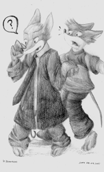 Size: 2346x3858 | Tagged: safe, artist:makenmeister, geronimo stilton (geronimo stilton), mammal, mouse, rodent, anthro, geronimo stilton (series), benjamin stilton (geronimo stilton), height reduction, high res, male, murine