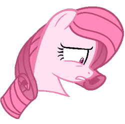 Size: 346x343 | Tagged: source needed, safe, artist:muhammad yunus, oc, oc only, oc:annisa trihapsari, earth pony, equine, fictional species, mammal, pony, ambiguous form, friendship is magic, hasbro, my little pony, base used, female, hair, low res, mare, pink body, pink eyes, pink hair, simple background, solo, solo female, teeth, transparent background, wide eyes