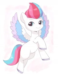 Size: 1493x1983 | Tagged: safe, artist:ginmaruxx, zipp storm (mlp), equine, fictional species, mammal, pegasus, pony, hasbro, my little pony, my little pony g5, my little pony: a new generation, spoiler, spoiler:my little pony g5, cute, female, flying, mare, solo, solo female, spread wings, wings