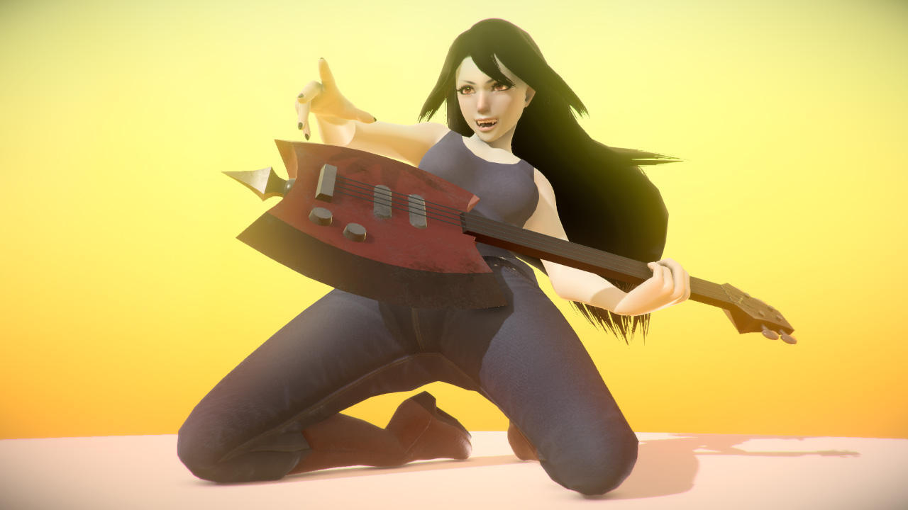 #118277 - not furry, safe, artist:mikeinel, marceline (adventure time ...