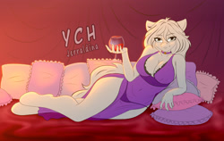 Size: 3450x2180 | Tagged: suggestive, artist:jerraldina, equine, human, mammal, pony, anthro, humanoid, 2021, alcohol, drink, female, high res, night, sexy, wine, wine glass, ych