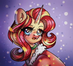 Size: 3000x2700 | Tagged: safe, artist:kirillllh, sunset shimmer (mlp), equine, fictional species, mammal, pony, unicorn, feral, friendship is magic, hasbro, my little pony, 2021, clothes, eyelashes, female, high res, horn, mare, solo, solo female