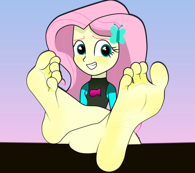 Fluttershy Foot Porn - 125044 - suggestive, artist:moodina, fluttershy (mlp), human, mammal,  equestria girls, friendship is magic, hasbro, my little pony, barefoot,  clothes, cute, feet, female, fetish, foot fetish, grin, happy, looking at  you, smiling, smiling
