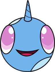 Size: 328x426 | Tagged: safe, artist:mega-poneo, trixie (mlp), equine, fictional species, mammal, pony, unicorn, ambiguous form, friendship is magic, hasbro, my little pony, ball, female, horn, low res, mare, morph ball, self upload, solo, solo female