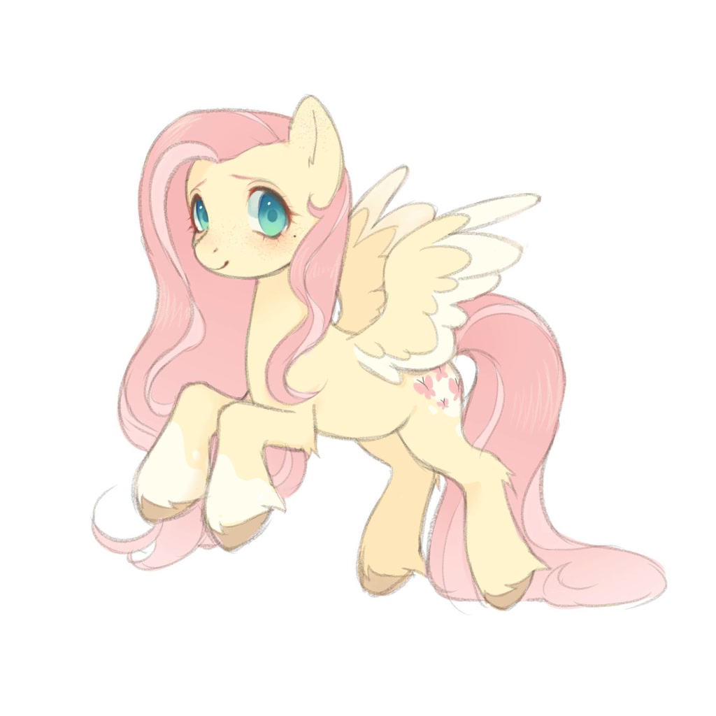 Fluttershed #129281 - safe, artist:nyashkaa228, fluttershy (mlp), equine, fictional ...