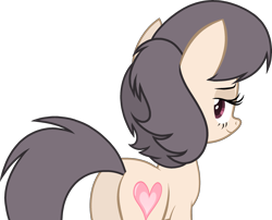 Size: 2429x1967 | Tagged: safe, artist:muhammad yunus, oc, oc:annisa trihapsari, oc:annisa trihapsari (irl), earth pony, equine, fictional species, mammal, pony, feral, friendship is magic, hasbro, my little pony, annibutt, bedroom eyes, butt, cute, female, looking at you, looking back, looking back at you, mare, ocbetes, smiling, smiling at you, solo, solo female