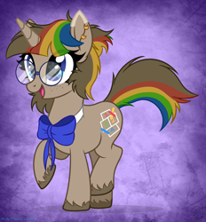 Size: 3368x3624 | Tagged: character needed, oc needed, safe, artist:108-zeroforce, artist:starshade, oc, oc only, equine, fictional species, mammal, pony, unicorn, feral, hasbro, my little pony, 2021, base used, bow, commission, cute, female, glasses, high res, mare, round glasses, simple background, solo, solo female, starry eyes, stars, wingding eyes, ych result