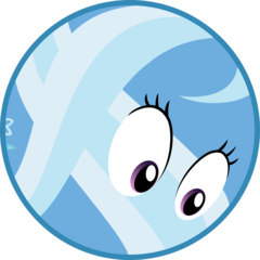 Size: 240x240 | Tagged: safe, artist:mega-poneo, trixie (mlp), equine, fictional species, mammal, pony, unicorn, ambiguous form, friendship is magic, hasbro, my little pony, 1:1, ball, female, low res, mare, morph ball, simple background, solo, solo female, transformation, transparent background, wat