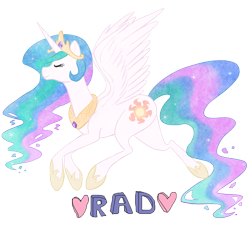 Size: 1700x1615 | Tagged: safe, artist:asp3ll, artist:pumpkin-paw, princess celestia (mlp), alicorn, equine, fictional species, mammal, pony, feral, friendship is magic, hasbro, my little pony, crown, ethereal mane, ethereal tail, eyes closed, feathered wings, feathers, female, heart, horn, jewelry, mare, rad, regalia, simple background, solo, solo female, sparkly hair, sparkly mane, sparkly tail, tail, transparent background, wings