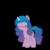 Size: 720x720 | Tagged: safe, artist:yudhaikeledai, izzy moonbow (mlp), equine, fictional species, mammal, pony, unicorn, feral, hasbro, my little pony, my little pony g5, spoiler, spoiler:my little pony g5, 2021, 2d, 2d animation, animated, cute, female, gradient mane, gradient tail, horn, mare, solo, solo female, sound, speculation, tail, webm