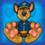 Size: 1280x1280 | Tagged: safe, artist:blackthornpubl, part of a set, chase (paw patrol), canine, dog, german shepherd, mammal, anthro, feral, plantigrade anthro, nickelodeon, paw patrol, 2016, barefoot, black nose, blushing, clothes, collar, commission, digital art, feet, fetish, foot fetish, foot focus, fur, hat, looking at you, male, paw pads, paws, sharp teeth, simple background, smiling, soles, solo, solo male, tail, teeth, toes, topwear, underpaw, vest
