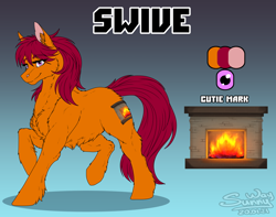 Size: 1200x944 | Tagged: safe, artist:sunny way, oc, oc:swive, equine, mammal, pony, feral, hasbro, my little pony, artwork, commission, cute, digital art, female, fluff, mare, reference, reference sheet, smiling, solo, solo female, warm
