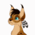Size: 500x500 | Tagged: safe, artist:tuwka, oc, oc only, oc:kamari, feline, lynx, mammal, feral, 2019, 2d, 2d animation, animated, blep, blushing, cheek fluff, cute, ear tuft, eyes closed, feather, feather in hair, featured image, female, fluff, frame by frame, fur, gif, hair, hair accessory, low res, ocbetes, open mouth, pale belly, shy, simple background, smiling, solo, solo ambiguous, solo female, spotted fur, teal eyes, tongue, tongue out, white background