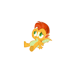 Size: 663x600 | Tagged: source needed, safe, edit, editor:proto29, sunburst (mlp), dragon, fictional species, semi-anthro, friendship is magic, hasbro, my little pony, dragonified, male, simple background, solo, solo male, species swap, transformation, webbed wings, white background, wings
