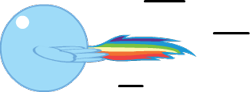 Size: 311x115 | Tagged: safe, artist:mega-poneo, rainbow dash (mlp), equine, fictional species, mammal, pegasus, pony, ambiguous form, friendship is magic, hasbro, my little pony, sega, sonic the hedgehog (series), 2017, ball, crossover, female, low res, mare, motion lines, rolling, simple background, solo, solo female, spin dash, spread wings, tail, transparent background, wings