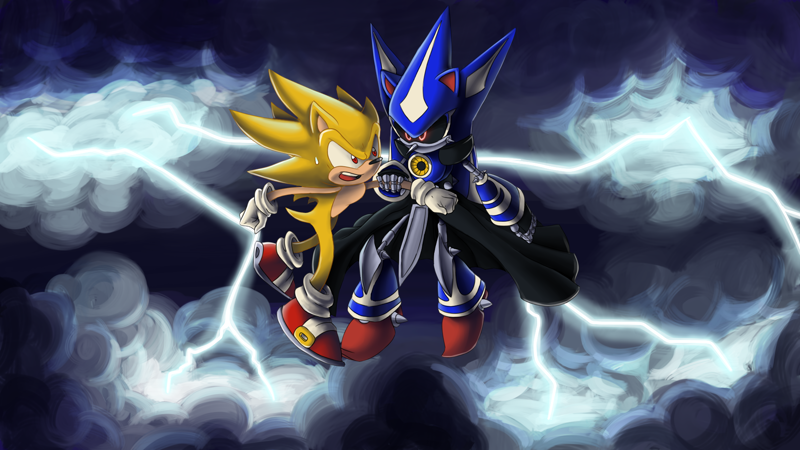 Neo Metal sonic  Sonic, Sonic heroes, Sonic art
