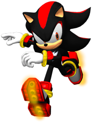 Size: 1445x1920 | Tagged: safe, artist:psychoticbilloramic, shadow the hedgehog (sonic), hedgehog, mammal, anthro, sega, sonic the hedgehog (series), 2021, 3d, black body, black fur, chest fluff, clothes, digital art, fluff, frowning, fur, gloves, male, quills, red body, red eyes, red fur, render, shoes, solo, solo male, source filmmaker