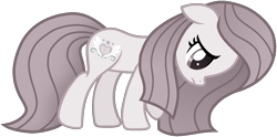 Size: 1585x788 | Tagged: safe, artist:muhammad yunus, oc, oc only, oc:annisa trihapsari, earth pony, equine, fictional species, mammal, pony, feral, friendship is magic, hasbro, my little pony, base used, female, floppy ears, mare, sad, simple background, solo, solo female, transparent background, vector