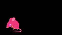 Size: 480x270 | Tagged: safe, artist:felix colgrave, mammal, mouse, reptile, rodent, snake, feral, 2d, 2d animation, adorawat, ambiguous gender, animated, bait and switch, cute, duo, duo ambiguous, gif, low res, not salmon, wat