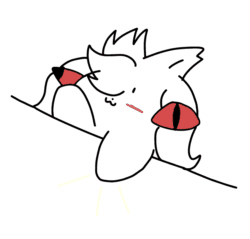 Size: 806x769 | Tagged: species needed, safe, artist:pacherry-iko, oc, oc only, oc:iko, feral, 2d, 2d animation, animated, bongo cat, female, frame by frame, gif, meme, mimiff, solo, solo female