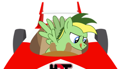 Size: 1280x720 | Tagged: safe, artist:didgereethebrony, oc, oc only, oc:didgeree, equine, mammal, pony, feral, friendship is magic, hasbro, my little pony, trace, base used, cart, holden, holden dealer team, male, peter brock, race car, retro livery, simple background, solo, solo male, transparent background