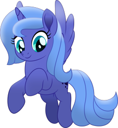 Size: 7173x7729 | Tagged: safe, artist:thatusualguy06, princess luna (mlp), alicorn, equine, fictional species, mammal, pony, feral, friendship is magic, hasbro, my little pony, my little pony: the movie, .svg available, absurd resolution, female, flying, looking at you, mare, simple background, solo, solo female, transparent background, vector