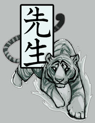 Size: 613x791 | Tagged: safe, artist:velociawesome, big cat, feline, mammal, tiger, feral, solo