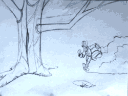 Size: 800x600 | Tagged: safe, artist:coyoteesquire, oc, oc only, oc:nikola (coyoteesquire), canine, coyote, mammal, anthro, 2d, 2d animation, animated, climbing, frame by frame, gif, male, monochrome, solo, solo male, tree