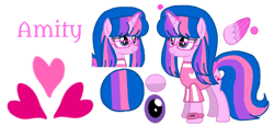 Size: 1280x591 | Tagged: safe, artist:徐詩珮, oc, oc only, oc:hsu amity, alicorn, equine, fictional species, mammal, pony, feral, friendship is magic, hasbro, my little pony, cutie mark, female, glasses, heart, horn, mare, reference sheet, simple background, solo, solo female, tail, text, transparent background, watch, wings