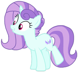 Size: 1159x1080 | Tagged: safe, artist:徐詩珮, oc, oc only, oc:diamant, equine, fictional species, mammal, pony, unicorn, feral, friendship is magic, hasbro, my little pony, female, horn, mare, simple background, solo, solo female, tail, transparent background