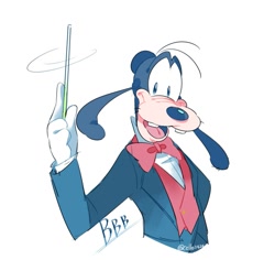 Size: 939x886 | Tagged: safe, artist:cello2424, goofy (disney), canine, dog, mammal, anthro, disney, mickey and friends, 2d, male, simple background, solo, solo male, white background
