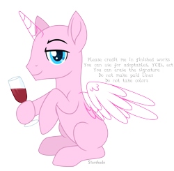 Size: 2867x2809 | Tagged: safe, artist:rioshi, artist:starshade, oc, oc only, alicorn, equine, fictional species, mammal, pony, feral, hasbro, my little pony, base, high res, horn, male, simple background, smiling, solo, solo male, stallion, starry eyes, transparent background, wingding eyes, wings