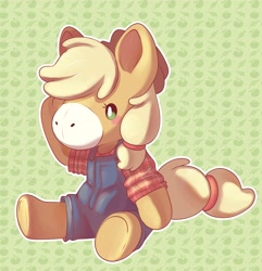 Size: 3714x3846 | Tagged: safe, artist:cutepencilcase, applejack (mlp), earth pony, equine, fictional species, mammal, pony, semi-anthro, friendship is magic, hasbro, my little pony, my little pony (g1), 2d, cute, female, high res, solo, solo female, takara pony