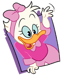 Size: 435x515 | Tagged: safe, artist:drredox, webby vanderquack (ducktales), bird, duck, waterfowl, anthro, disney, ducktales, ducktales (1987), 2d, female, low res, solo, solo female, young