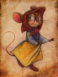 Size: 517x688 | Tagged: safe, artist:shakshakalut, tanya mousekewitz (an american tail), mammal, mouse, rodent, anthro, plantigrade anthro, an american tail, sullivan bluth studios, 2011, 2d, clothes, dress, female, headscarf, headwear, smiling, solo, solo female, tail, whiskers, young